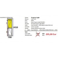 Balkona Durvis H2410x700